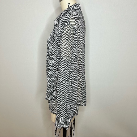 DKNYC Sheer Blouse - Picture 3 of 8